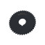 Cutting mill 100x3x27 Z=40 type 2 with hub and w/n HSS Nit GOST 2679-93 Beltools