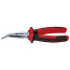 Pliers with elongated jaws VDE 200 mm curved