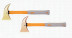 AlCu fire axe handle fibreglass intrinsically safe 195-1002, HORTZ