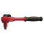 Ratchet wrench fully insulated VDE 1/4"