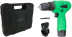 Cordless drill Zitrek Green 12-Li (12V, 2 pcs Li-ion battery, memory, bits, case) 063-4072