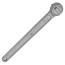 1/2" ratchet wrench, 24 prongs L-250 (NEW!!!)