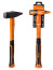 Locksmith hammer, 800 gr, forged, reinforced. rubberized fiberglass handle "Diamond" TDM