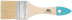 Flute brush, natural light bristles, wooden handle 2" (50 mm)