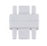 Busbar Connector straight SC-W-TL white series TOP-LINE IN HOME
