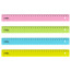 Ruler 30cm STAMM, plastic, transparent, neon colors, assorted