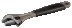 ERGO adjustable wrench, length 308/grip 34 mm