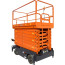 Self-propelled scissor lift powered by batteries GROSS Tower Drive BS 500-14 ( Tower 0.5-14 )