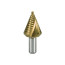 Сверло ступенчатое HSS дюймовое CBN шлифованное со спиралевидной канавкой и подточкой острия Ø 7/8 TiN