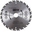 Saw blade for circular saws on wood, special tooth shape 190 x 30/20 x 36T