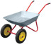 Two-wheeled garden wheelbarrow, 65 l, load capacity 90 kg