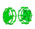 Aurora ground hooks for hoeing. 340x90mm, 2 hexagon hoops 23mm