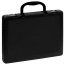 Briefcase 1 compartment STAMM, A4, 275*375*57mm, snap-on, black