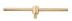 T-shaped gate 250 mm 1/2" intrinsically safe alloy AlCu 117-1002, HORTZ