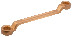 IB Folding curved wrench (copper/beryllium), 12x13 mm