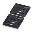 Self-adhesive black pad up to 3.6 mm, 19x19 mm (pack.100 pcs)