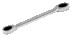 Cap wrench with ratchet, 5/8" x 11/16"