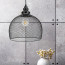 ERA PL7 BK pendant lamp for E27 lampshade height 280mm suspension 720mm black