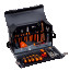 A set of tools for an electrician in a leather bag, 32 pcs.