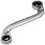 S-shaped cap wrench with ratchet 14x19 mm
