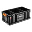 Tool box open modular, 2 removable partitions, 53x31x19 cm, modular system II