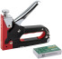 Stapler for wide brackets 3-in-1, "type 140" 4-14 mm, "type 28", "type 300", with adjustment. impact, metal. body