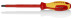 Отвертка крестовая PH3 VDE, длина лезвия 150 мм, L-270 мм, диэлектрическая, 2-компонентная рукоятка