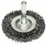 Disc brush with wavy steel wire, 50x0.3 mm 50 mm, 0.3 mm, 8 mm