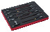 Fit&Go Set of slotted and Phillips screwdrivers in a bed, 11 pcs