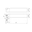 Turning holder SDJCL1616H11 for external turning left