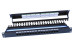 PP3-19-16- 8P8C-C6-110D Patch Panel 19", 1U, 16 RJ-45 ports, Category 6, Dual IDC, ROHS, Color Black (Rear cable organizer included)