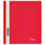 Папка-скоросшиватель пластик. СТАММ А5, 180мкм, красная с прозр. верхом