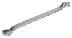 Двусторонний изогнутый накидной ключ, 1/4"x5/16"