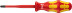 162 iS PH/S VDE PlusMinus Screwdriver Phillips dielectric, with a tapered working end, # 1 x 80 mm