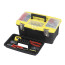Jumbo tool box with 2 removable organizers in the lid, a compartment for screwdriver bits and metal locks plastic (16028) STANLEY 1-92-905. 16"/39.4x25.4x17.8 cm