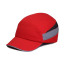 Каскетка защитная RZ BioT® CAP красная, козырек 70 мм