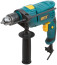 Impact drill 600 W; 0-3000 rpm; KlP 13 mm; 1.65 kg; cut. tilt; box
