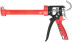 Sealant gun 225 mm semi-hull reinforced, aluminum alloy body, Profi