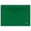 Envelope folder on the button STAMM A4, 180mkm, plastic, opaque, green