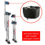 Construction stilts 32-48" (81-122 cm) FEDAST with wide shin straps