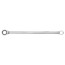 Double cap wrench with ratchet mechanism, long, 22 mm