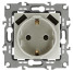 Розетка ЭРА Серия 12 12-4109-15 2P+E 16A-250В штор. с 2xUSB 5В-3А перламутр