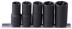 A set of end heads for damaged nuts and bolts, 12, 13, 14, 17, 19 mm, 5 pieces KING TONY 9TD035MR
