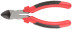 Side cutters "Standard", red and black plastic handles, polished steel 165 mm