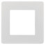 Frame for sockets and switches ERA Series 12 12-5101-01 for 1 post, Satin, white