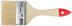 Flute brush "Standard", nature.light bristles, wooden handle 3" (75 mm)