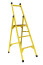 Fiberglass stepladder with symmetrical support SSS-1,9-F40P