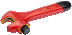 Insulated adjustable wrench, length 205/grip 29 mm