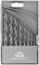 Set of HSS metal drills, 118° sharpening angle, layer. case, 8 pcs. (3-4-5-6-7-8-9-10 mm)