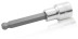 Головка торцевая с шестигранной вставкой HEX 1/2" 8 мм L=100 мм, с шаром TOPTUL BCPA1608